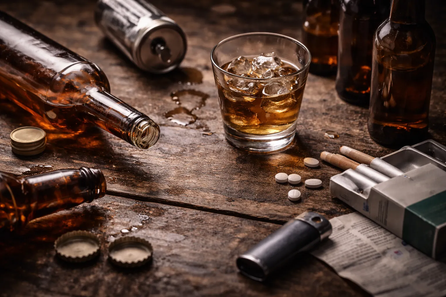 Первые признаки алкоголизма